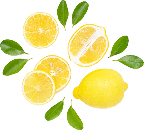 Fondo de limones recortado